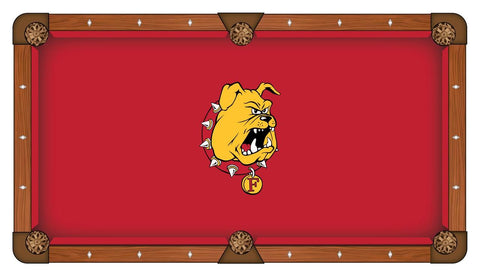 Ferris State Pool Table Cloth-7'"