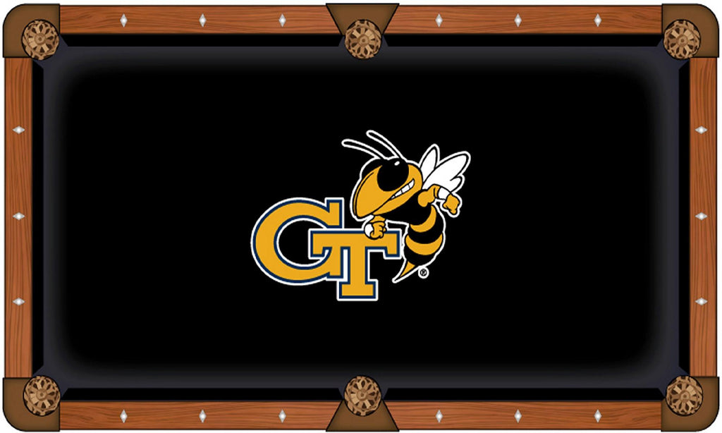 Georgia Tech Pool Table Cloth-7'"