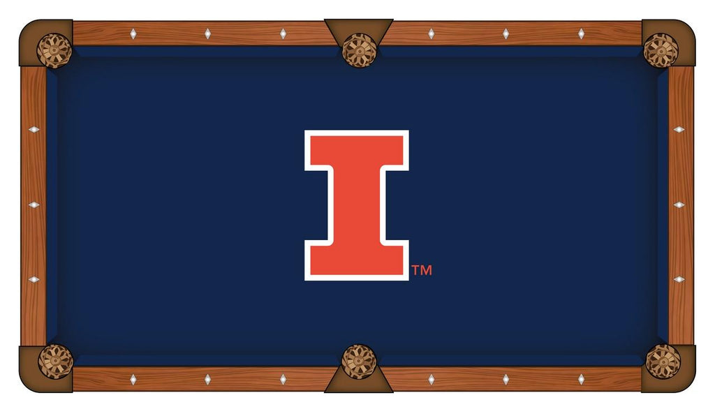 Illinois Pool Table Cloth-7'"