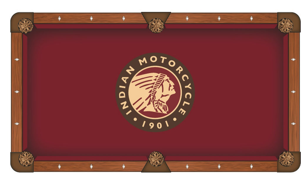 Indian Motorcycle Pool Table Cloth-7'"