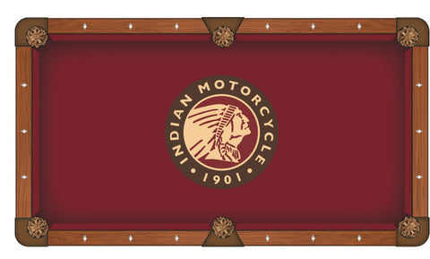 Indian Motorcycle Pool Table Cloth-7'"