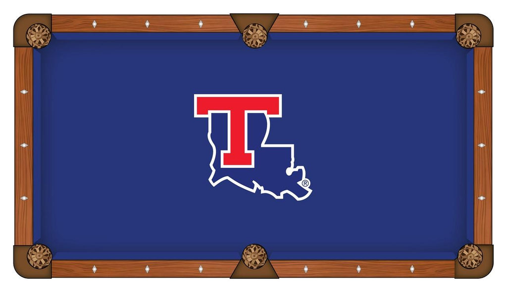 Louisiana Tech Pool Table Cloth-7'"