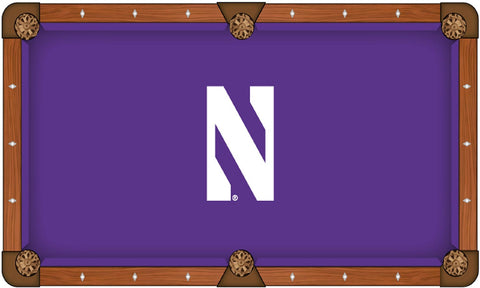 Northwestern Pool Table Cloth-7'"