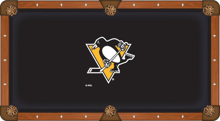 Pittsburgh Penguins Pool Table Cloth-7'"