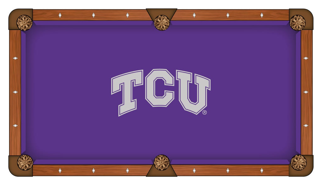 Tcu Pool Table Cloth-7'"