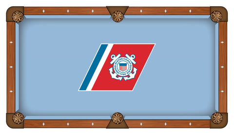 U.s. Coast Guard Pool Table Cloth-8'"