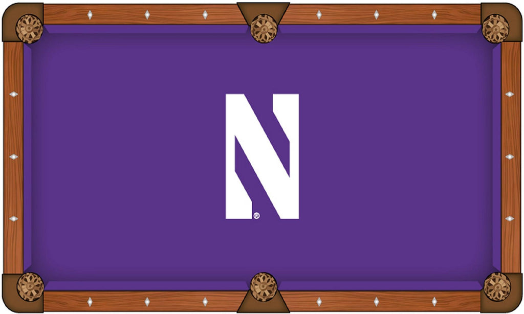 Northwestern Pool Table Cloth-8'"