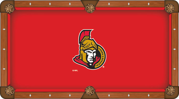 Ottawa Senators Pool Table Cloth-8'"