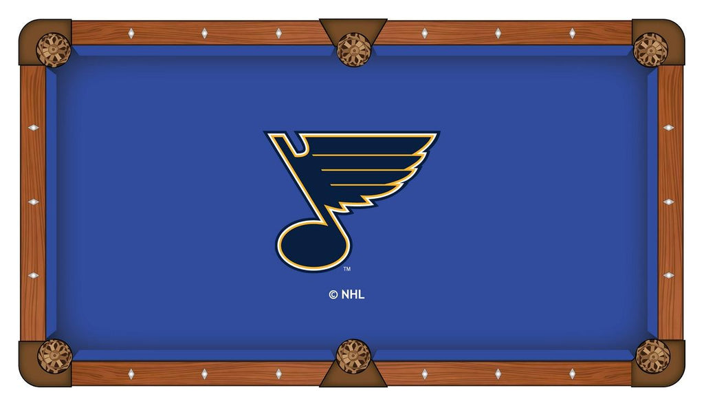 St Louis Blues Pool Table Cloth-8'"