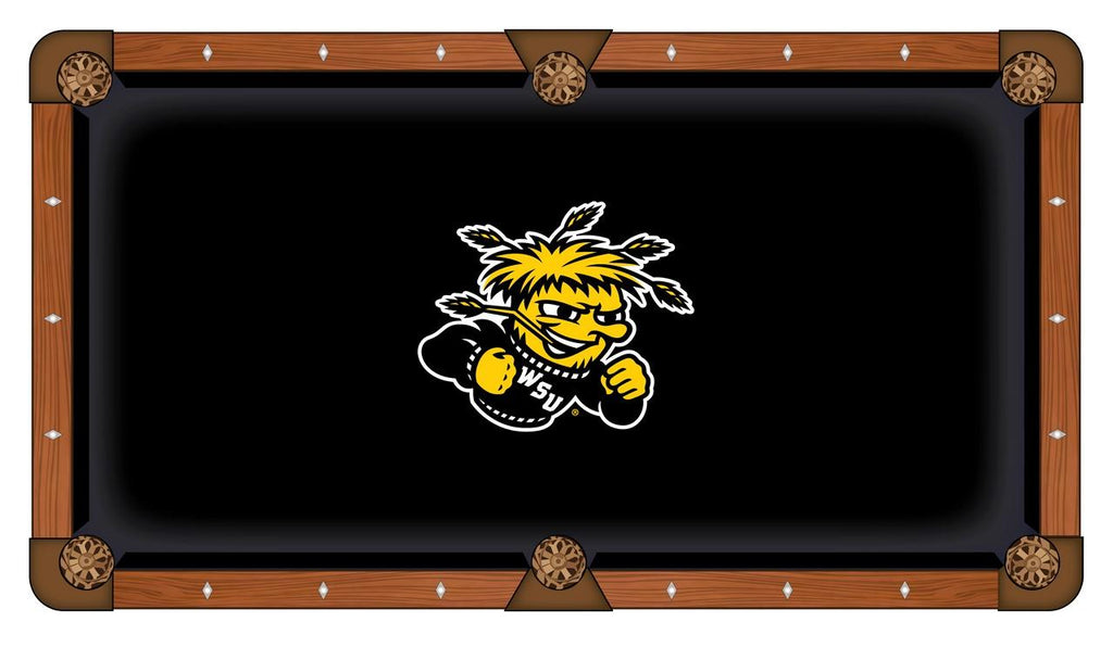 Wichita State Pool Table Cloth-8'"