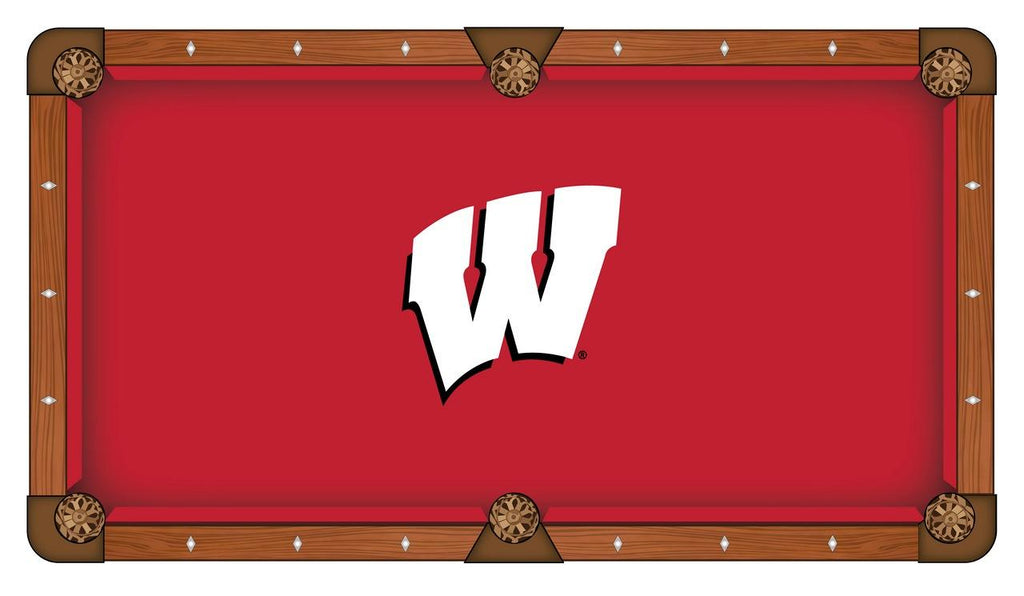 Wisconsin "w" Pool Table Cloth-8'"