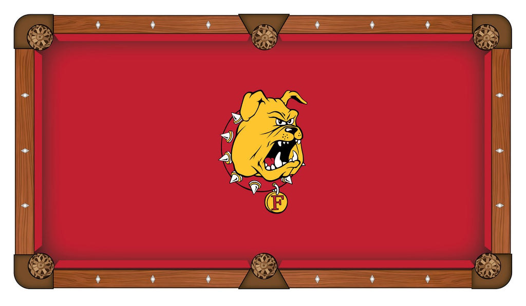 Ferris State Pool Table Cloth-9'"