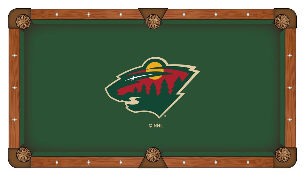 Minnesota Wild Pool Table Cloth-9'"