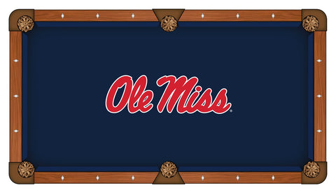 Ole' Miss Pool Table Cloth-9'"