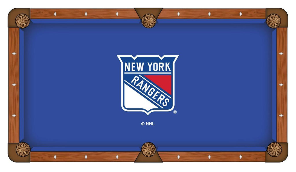 New York Rangers Pool Table Cloth-9'"