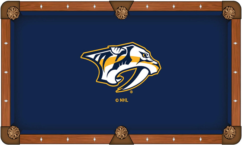 Nashville Predators Pool Table Cloth-9'"