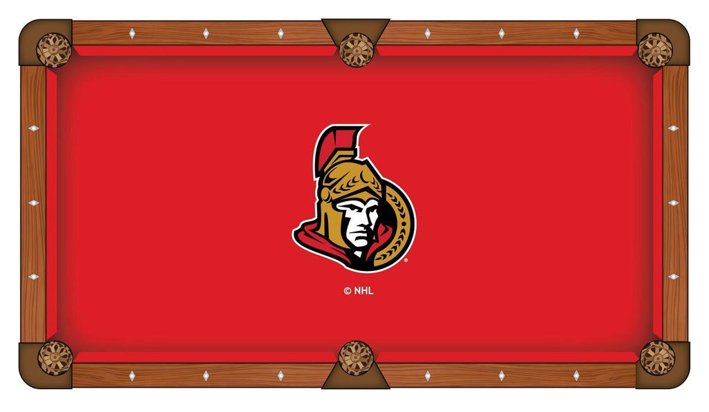 Ottawa Senators Pool Table Cloth-9'"