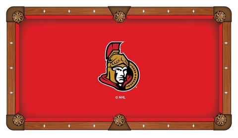 Ottawa Senators Pool Table Cloth-9'"