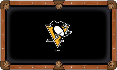 Pittsburgh Penguins Pool Table Cloth-9'"