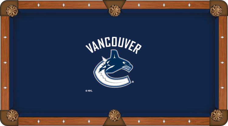 Vancouver Canucks Pool Table Cloth-9'"