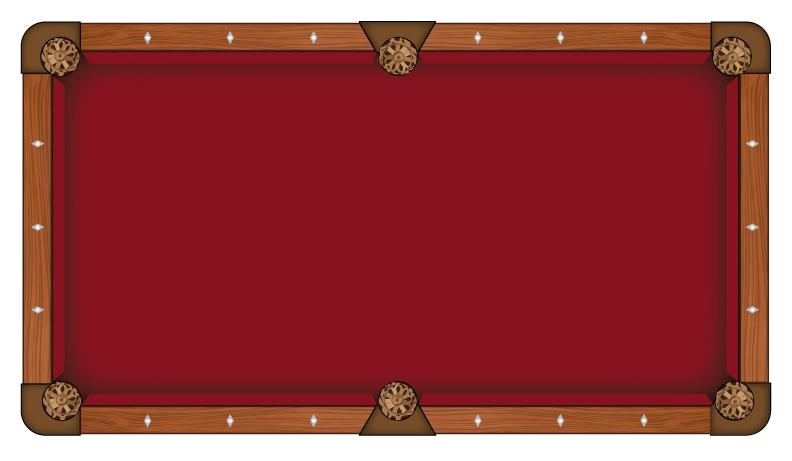 Hainsworth Classic Series - Red Pool Table Cloth