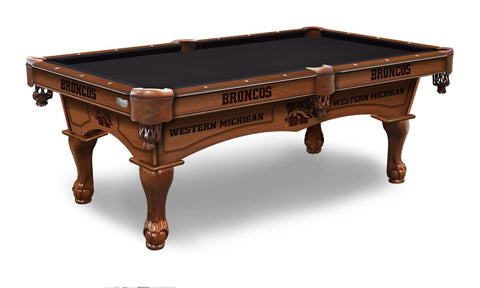 Western Michigan 8' Pool Table