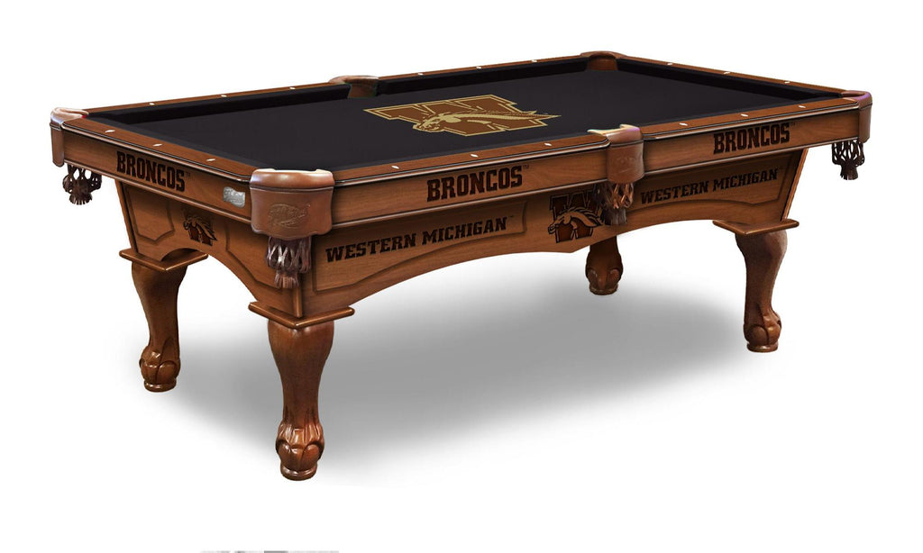 Western Michigan 8' Pool Table