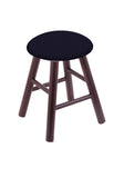 Maple Vanity Stool In Dark Cherry Finish With Canter Twilight Seat