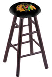 Chicago Blackhawks Stool W-black Background