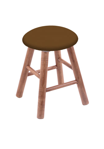 Maple Vanity Stool In Medium Finish With Canter Thatch Seat