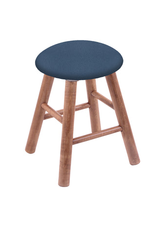 Maple Vanity Stool In Medium Finish With Rein Bay Seat