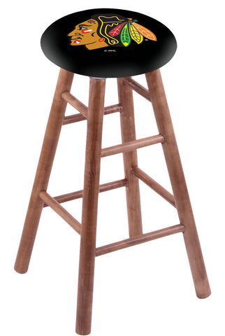 Chicago Blackhawks Stool W-black Background