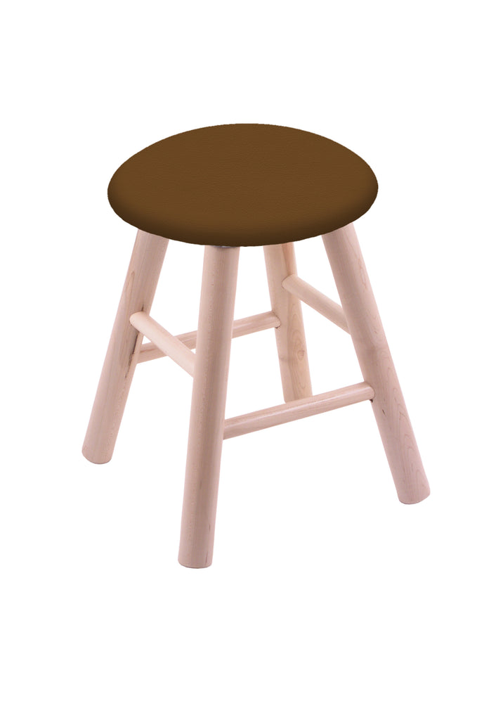 Maple Vanity Stool In Natural Finish With Canter Thatch Seat