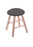 Maple Vanity Stool In Natural Finish With Canter Storm Seat