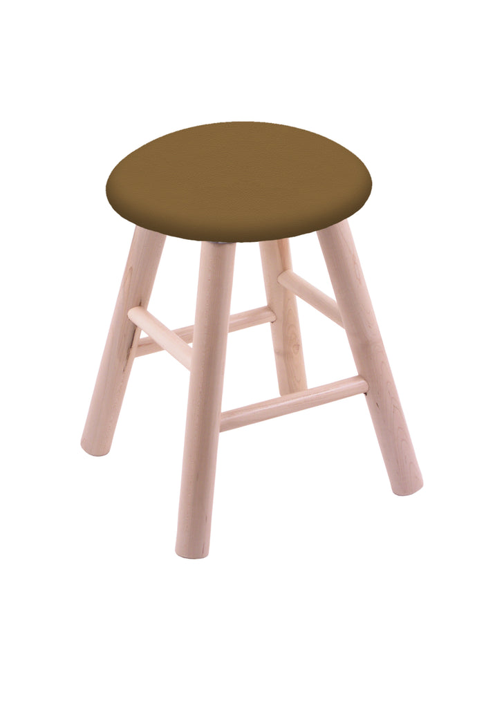 Maple Vanity Stool In Natural Finish With Canter Saddle Seat