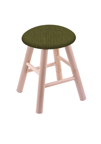 Maple Vanity Stool In Natural Finish With Graph Parrot Seat