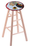 Chicago Blackhawks Stool W-red Background