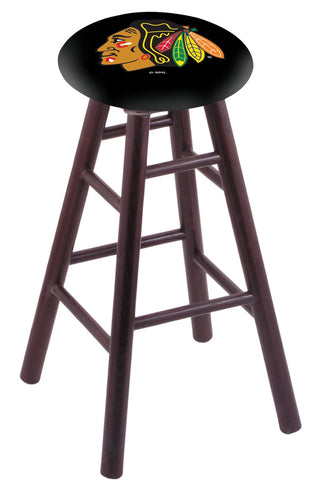 Chicago Blackhawks Stool W-black Background