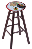 Chicago Blackhawks Stool W-red Background