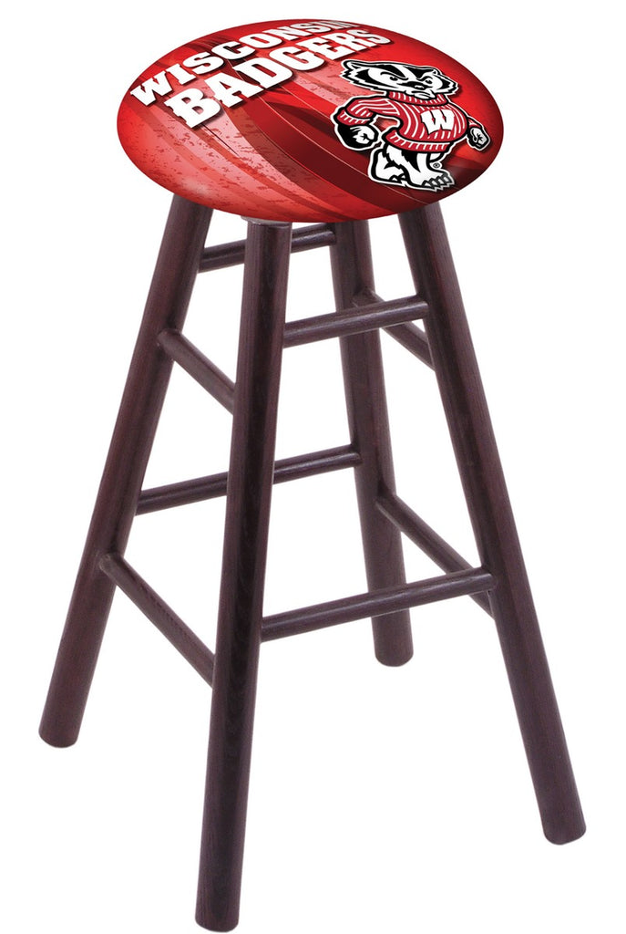 Wisconsin "badger" Counter Stool