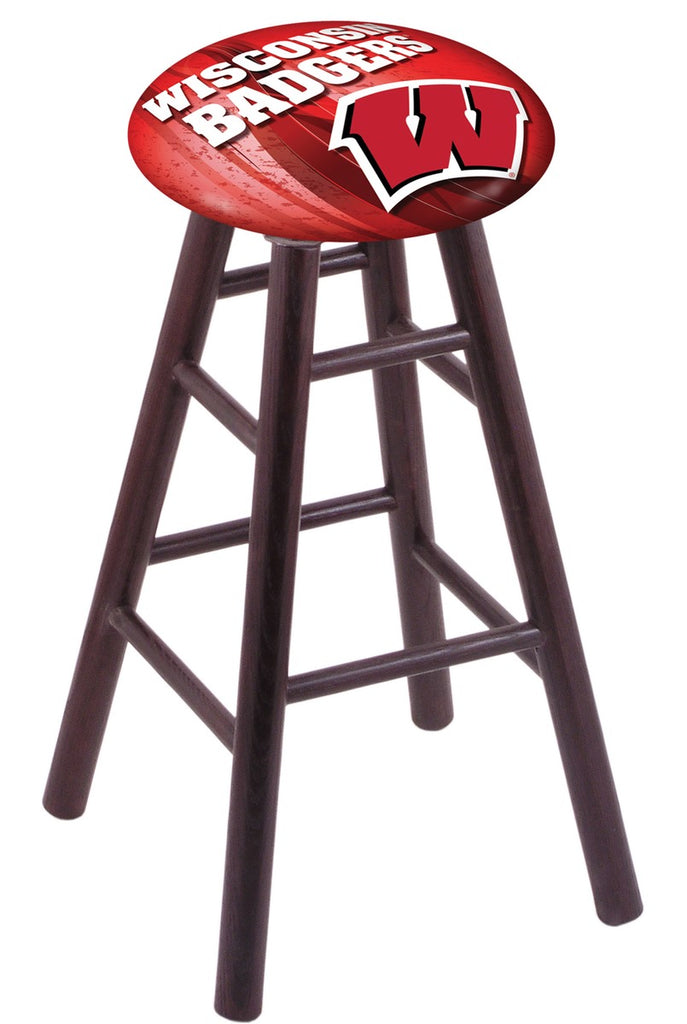 Wisconsin "w" Counter Stool