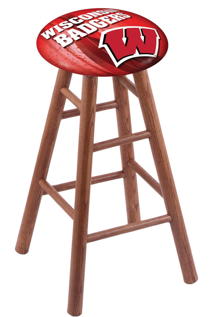 Wisconsin "w" Counter Stool