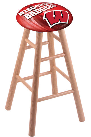 Wisconsin "w" Counter Stool