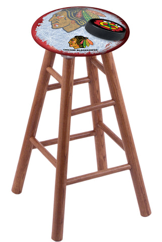 Chicago Blackhawks Bar Stool W-red Background