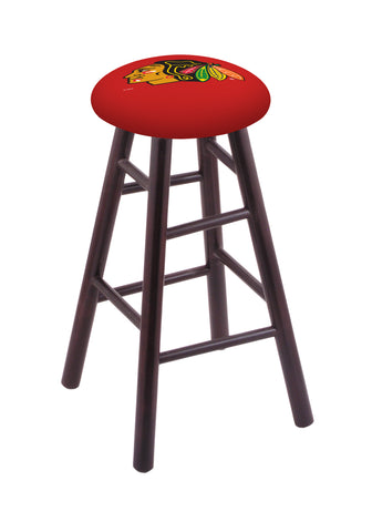 Chicago Blackhawks Extra-tall Bar Stool W-red Background