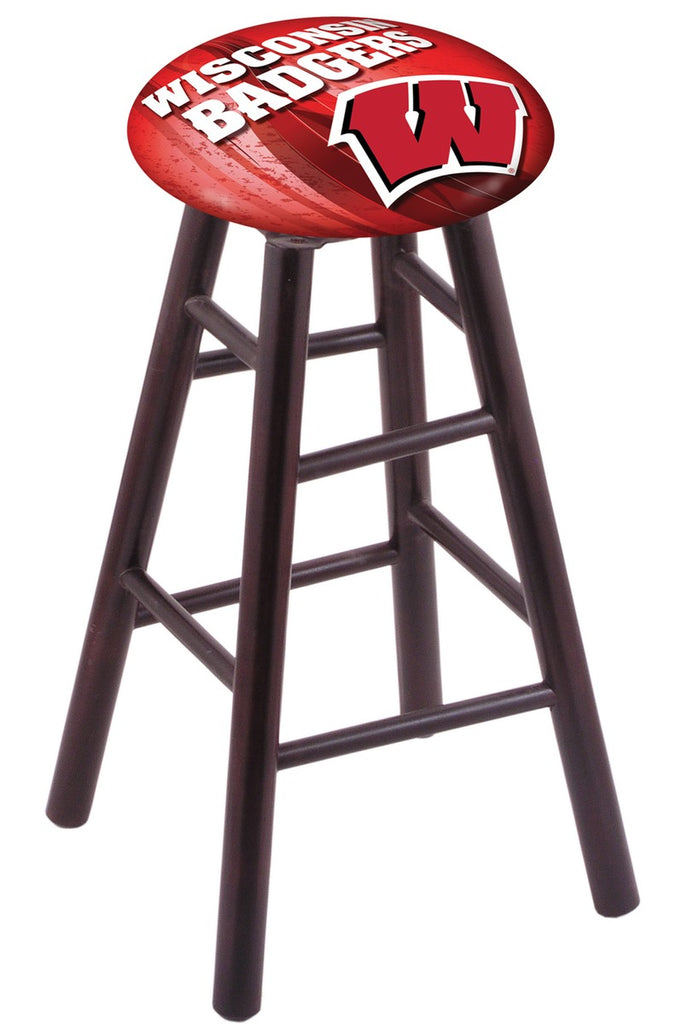 Wisconsin "w" Extra-tall Bar Stool