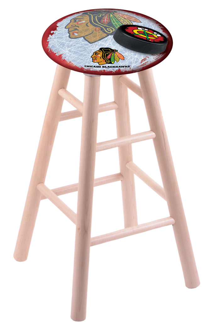 Chicago Blackhawks Extra-tall Bar Stool W-red Background