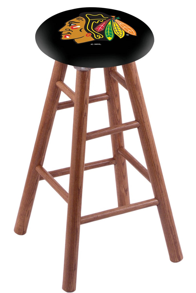 Chicago Blackhawks Extra-tall Bar Stool W-black Background