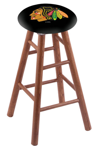 Chicago Blackhawks Extra-tall Bar Stool W-black Background