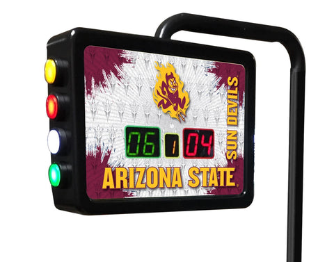 Arizona State Electronic Shuffleboard Scoring Unit With Sparky Logo